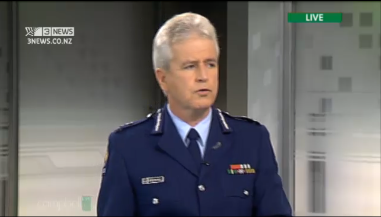 Police Commissioner Peter Marshall - his subordinate officers failed to tell him what was going on - really?