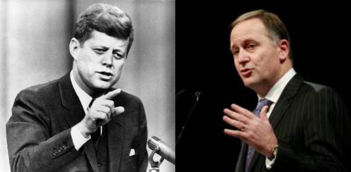 John Key - the silent assassin of the Maori races aspirations to rule their own destiny – could this guy get his wish – be as famous as a Kennedy – it is 50 years today since JFK had his head blown apart by a man acting alone?