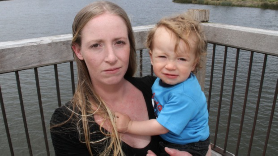 Tamsin Trainor with son Levi, aged 1, won the right to take a private prosecution for injuring with intent against her alleged 2010 attacker Neihana Rangitonga. Yesterday saw the second round in that battle. The next hearing is scheduled for the 28th February